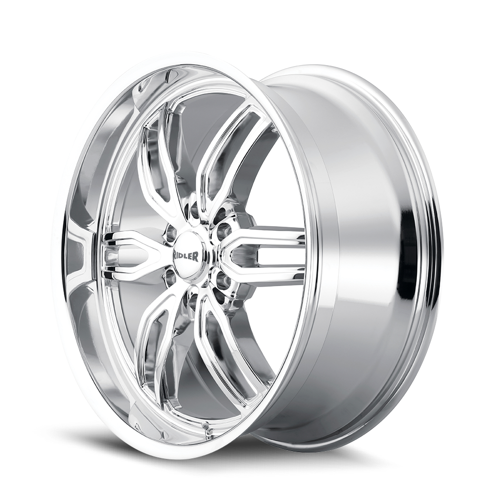 Ridler Type 609, 20X9, 6X139.7, ET30, CB106.1, Chrome - 609-2983C30