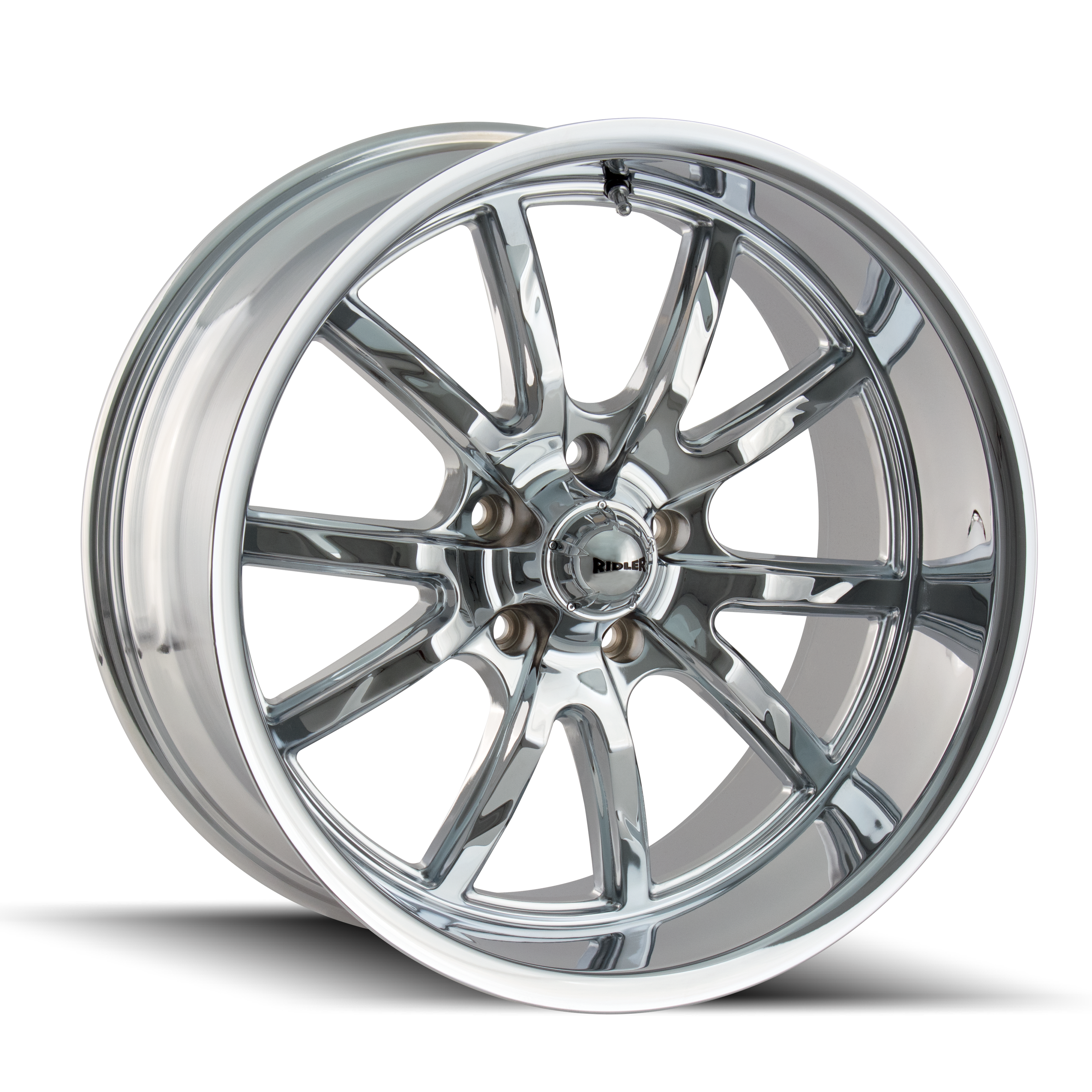 Ridler Type 650, 18X8, 5x114.3, ET0, CB83.82, Chrome - 650-8865C