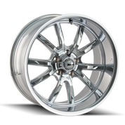 Ridler Type 650, 17X7, 5x114.3, ET0, CB83.82, Chrome - 650-7765C