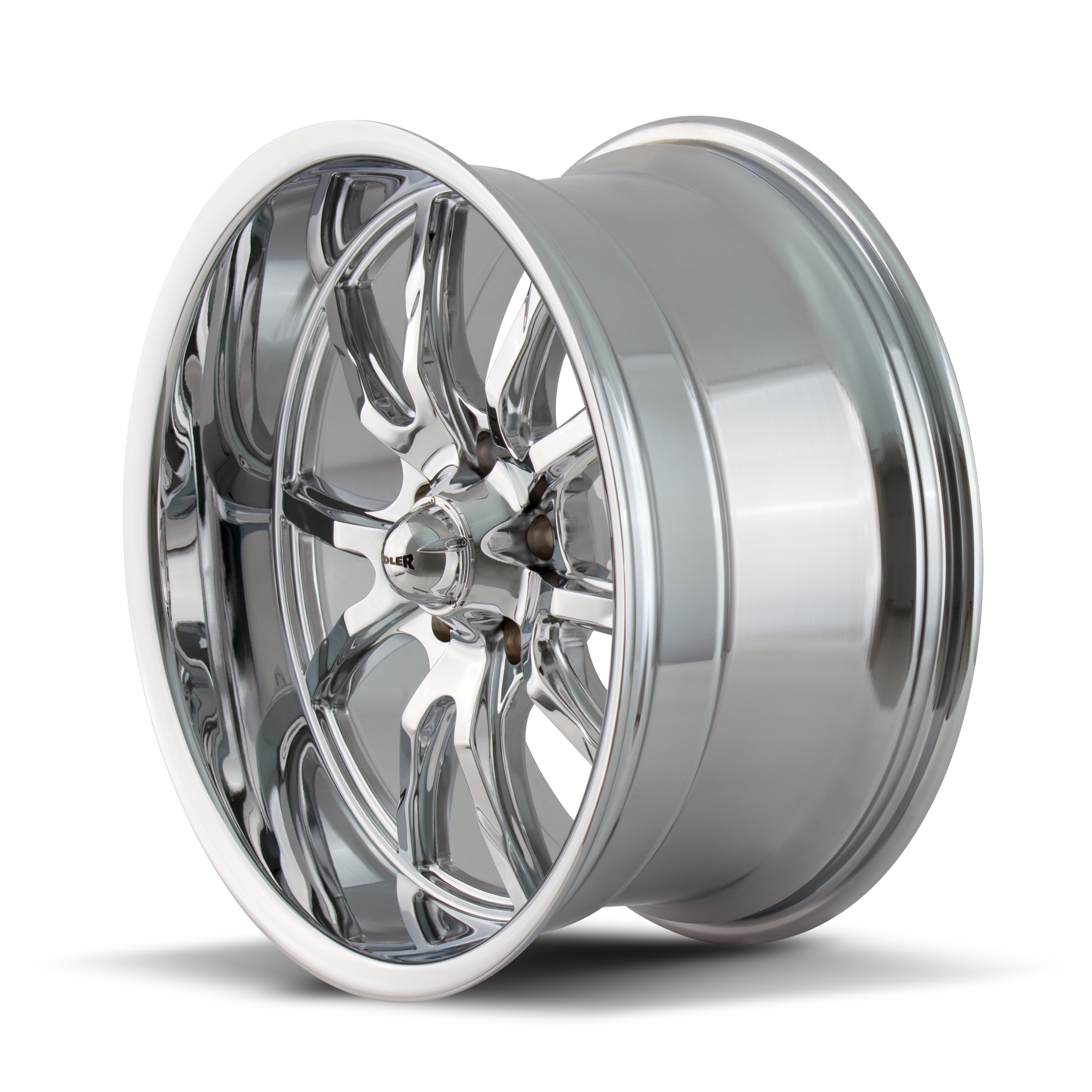 Ridler Type 650, 20X10, 5X120.65, ET0, CB83.82, Chrome - 650-2161C