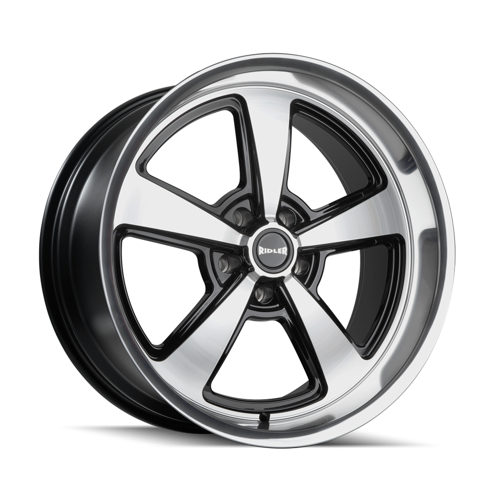 Ridler Type 652, 20X10, 5X120.65, ET0, CB83.82, Gloss Black - 652-2161GBD
