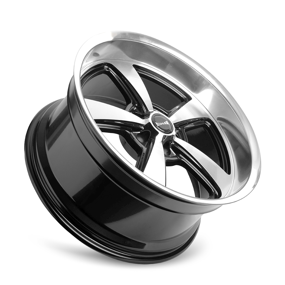 Ridler Type 652, 20X8.5, 5X120.65, ET0, CB83.82, Gloss Black - 652-2861GBD