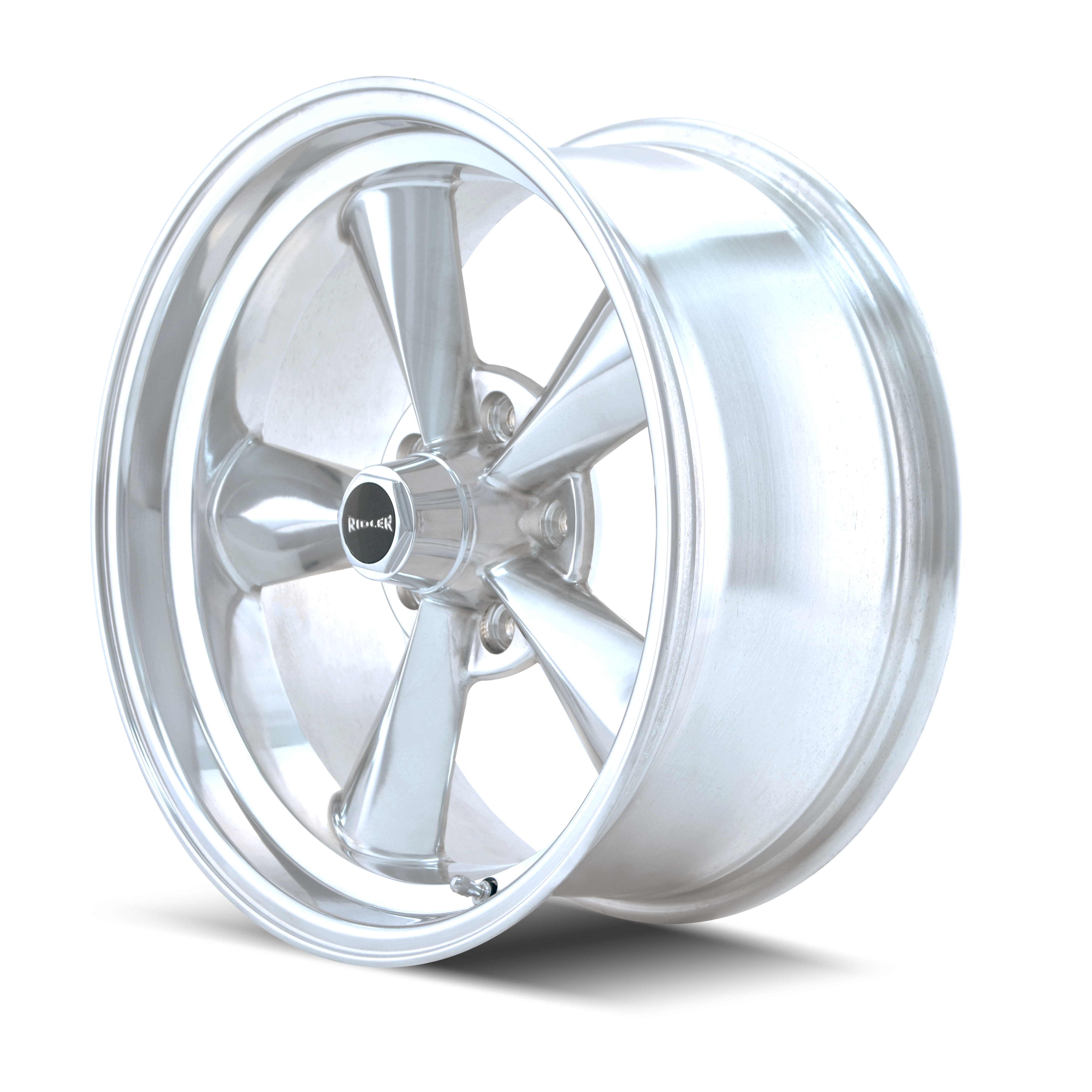 Ridler Type 675, 17X8, 5X120.65, ET0, CB83.82, Polished - 675-7861P
