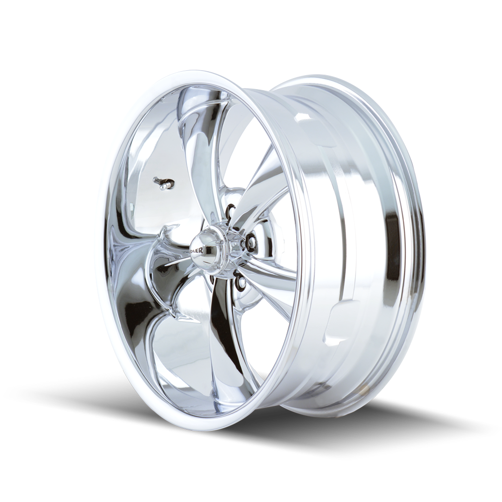 Ridler Type 695, 17X8, 5x114.3, ET0, CB83.82, Chrome - 695-7865C