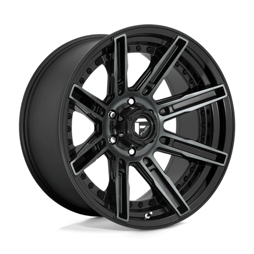 Fuel 1PC D708 ROGUE, 20X10, 6X139.7, ET-18, CB106.1, GLOSS MACH DOUBLE DARK TINT