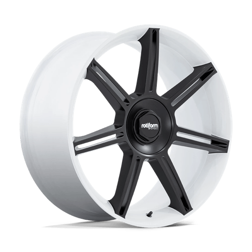 Rotiform FRA, 22X10, 5X130, ET56, CB71.5, GLOSS WHITE W/ M-BLACK SPOKES
