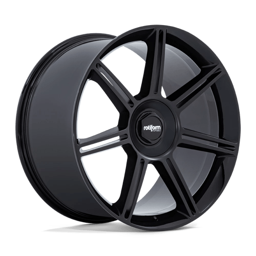 Rotiform FRA, 22X12, 5X130, ET60, CB71.5, GLOSS BLACK W/ M-BLACK SPOKES