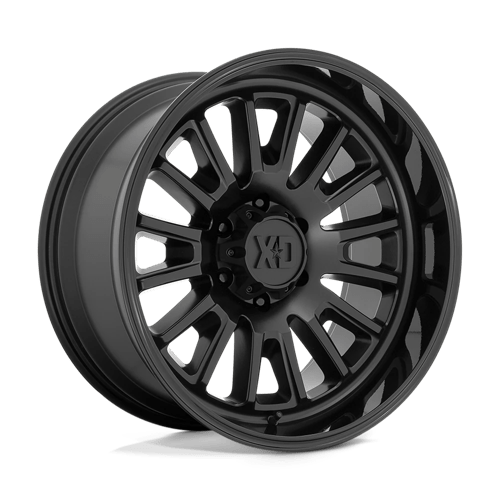 XD XD864 ROVER, 20X10, 5X127, ET-18, CB71.5, SATIN BLACK W/ GLOSS BLACK LIP