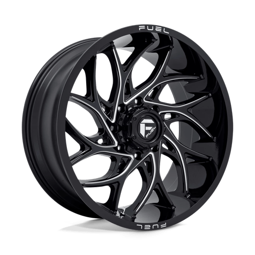 Fuel 1PC D741 RUNNER, 24X11, 8X165.1, ET0, CB125.1, GLOSS BLACK MILLED
