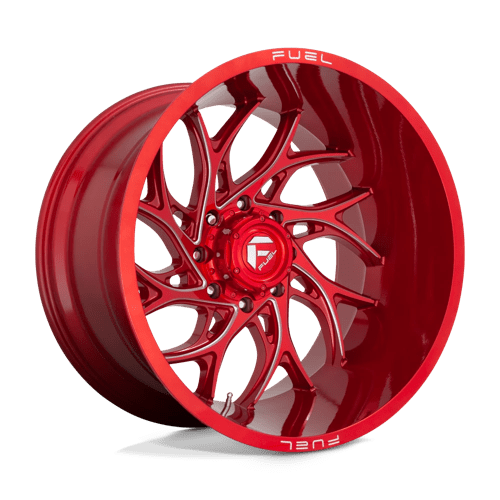 Fuel 1PC D742 RUNNER, 24X14, 6X139.7, ET-75, CB106.1, CANDY RED MILLED