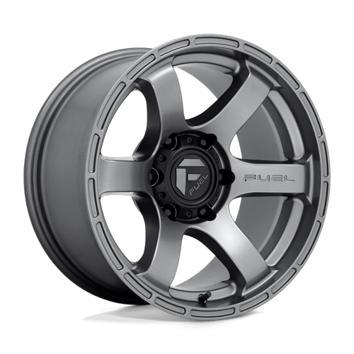 Fuel 1PC D767 RUSH, 20X9, 6X139.7, ET1, CB106.1, MATTE GUN METAL