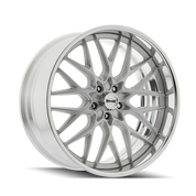 Ridler Type 681, 22X9, 5X127, ET0, CB83.82, Brushed With Polished Lip - 681-22973P