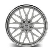 Ridler Type 681, 22X10.5, 5X127, ET10, CB83.82, Brushed With Polished Lip - 681-22173P