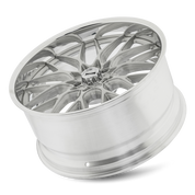 Ridler Type 681, 22X9, 5X120.65, ET0, CB83.82, Brushed With Polished Lip - 681-22961P