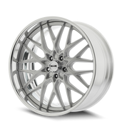Ridler Type 681, 22X9, 5X127, ET0, CB83.82, Brushed With Polished Lip - 681-22973P
