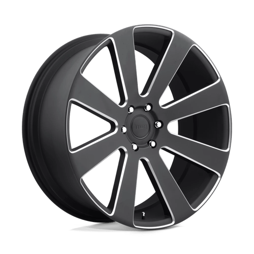 DUB 1PC S187 8-BALL, 24X10, 6X139.7, ET20, CB78.1, MATTE BLACK MILLED S187240077+20