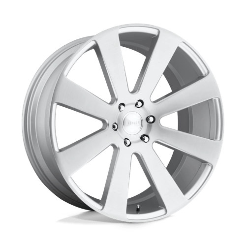 DUB 1PC S213 8-BALL, 22X9.5, 6X139.7, ET20, CB78.1, GLOSS SILVER BRUSHED S213229577+20