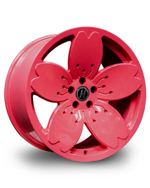Heritage Wheel Sakura, 18x9.5, 5x108 to 5x120, ET22, CB73.1, Pink