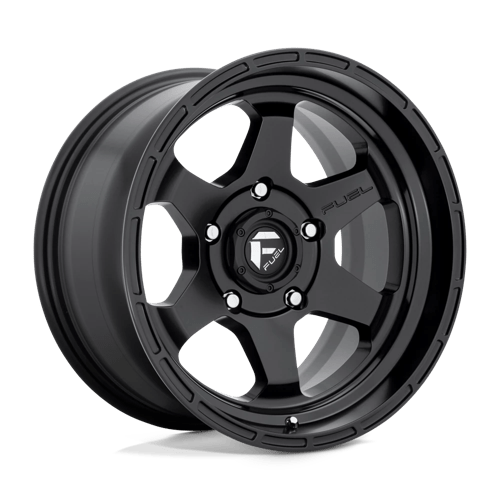 Fuel 1PC D664 SHOK, 18X9, 6X4.5, ET1, CB66.06, MATTE BLACK