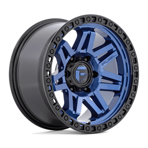 Fuel 1PC D813 SYNDICATE, 17X9, 5X127, ET1, CB71.5, DARK BLUE W/ BLACK RING