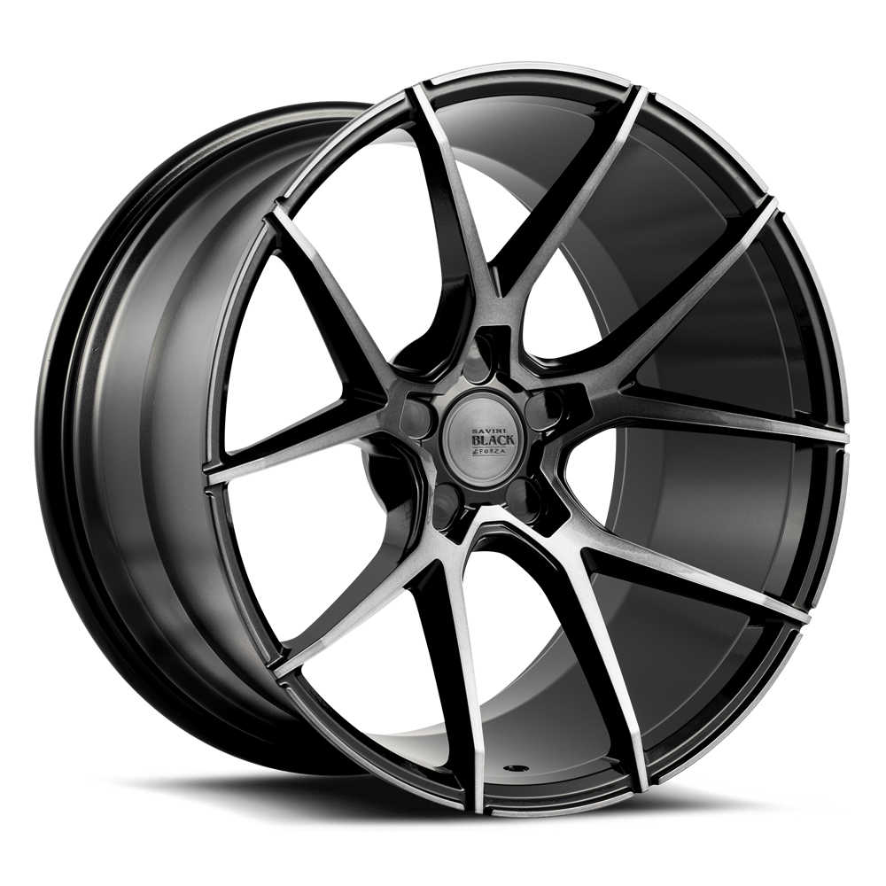 Savini BM14, 21x9, 5x112, ET30, CB66.6, Gloss Black With Double Dark Tint - BM14-21090512D3066