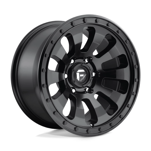Fuel 1PC D630 TACTIC, 17X9, 6X139.7, ET-12, CB108, MATTE BLACK
