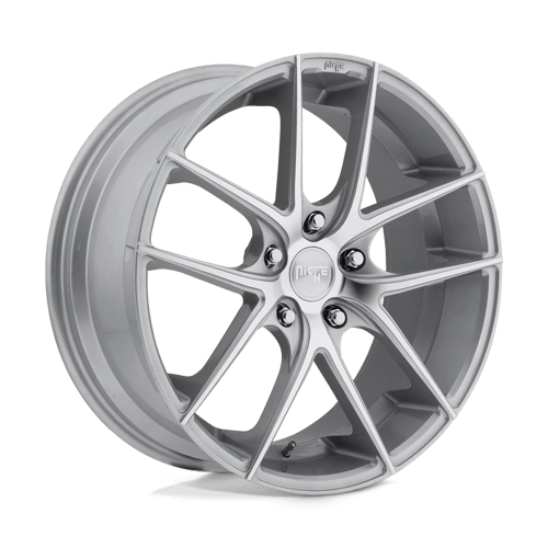 Niche 1PC M131 TARGA, 18X9.5, 5X114.3, ET40, CB72.6, GLOSS SILVER MACHINED