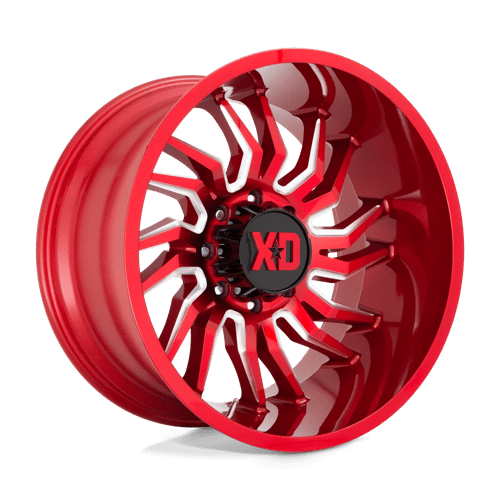 XD XD858 TENSION, 22X12, 8X165.1, ET-44, CB125.1, CANDY RED MILLED