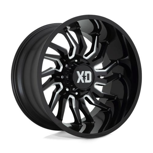 XD XD858 TENSION, 20X10, 6X135, ET-18, CB87.1, GLOSS BLACK MILLED