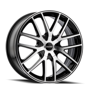 Touren TR60 3260, 18X8, 5X110/5X115, ET40, CB72.62, Black/Machined Face/Black Ring - 3260-8811B
