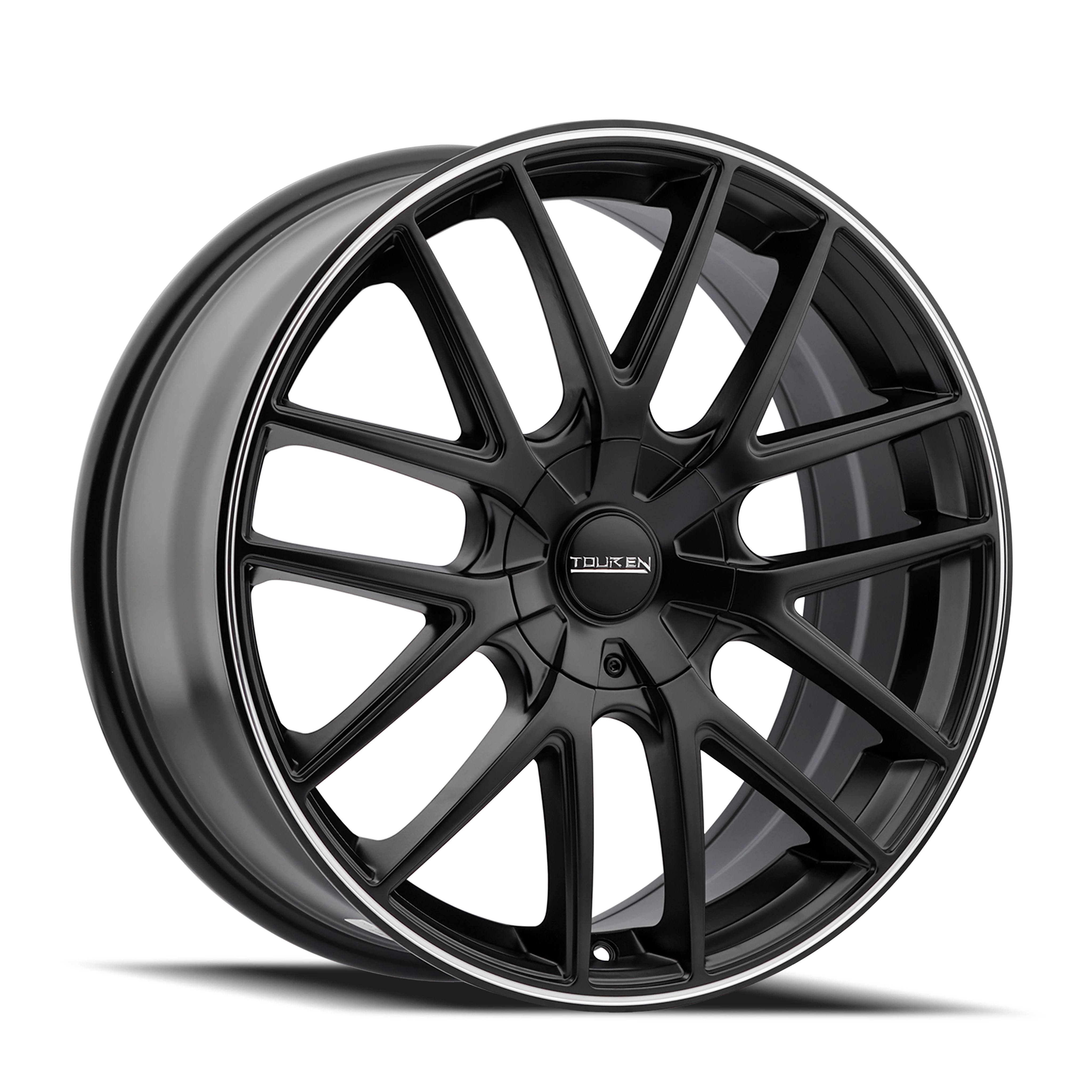 Touren TR60 3260, 18X8, 5X127, ET40, CB71.5,  Matte Black/Machined Ring - 3260-8873MB