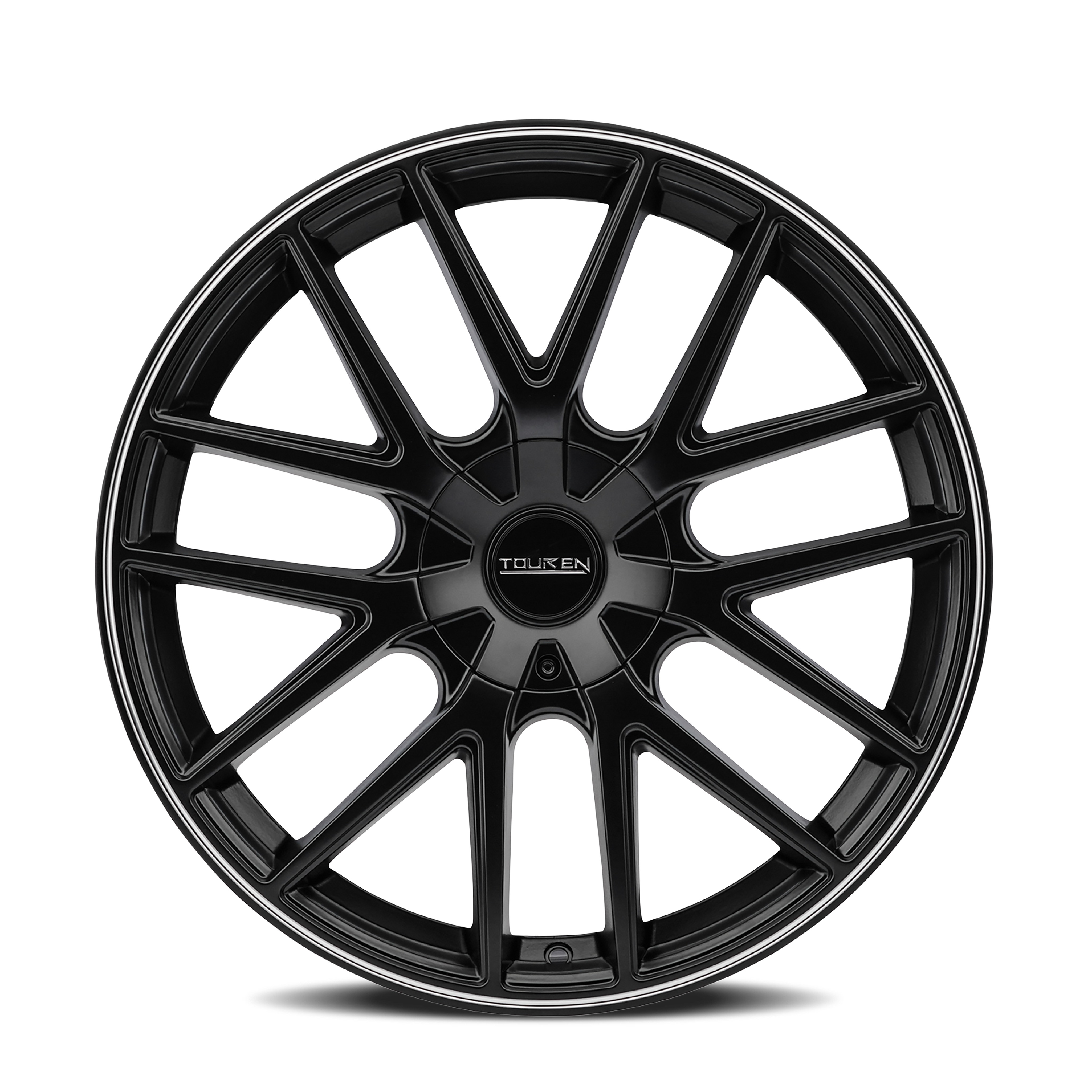 Touren TR60 3260, 17X7.5, 5X110/5X115, ET42, CB72.62,  Matte Black/Machined Ring - 3260-7711MB