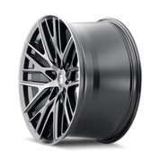 Touren TR91 3291, 20X9, 6X120, ET30, CB66.9, Matte Black W/ Dark Tint - 3291-2932TM30