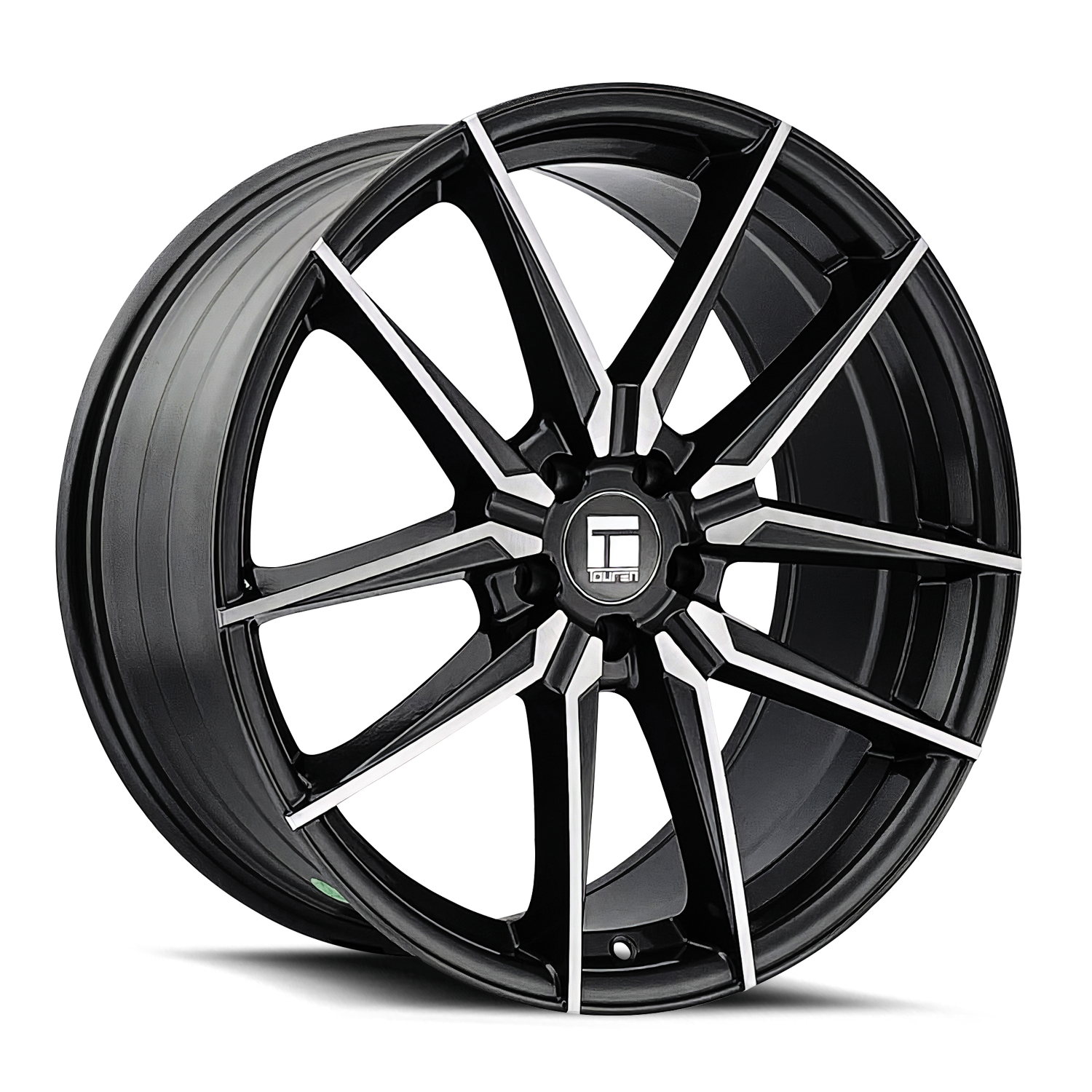 Touren TR94 3294, 20X9, 5X112, ET35, CB66.6, Brushed W/ Dark Graphite Window - 3294-2945TG35
