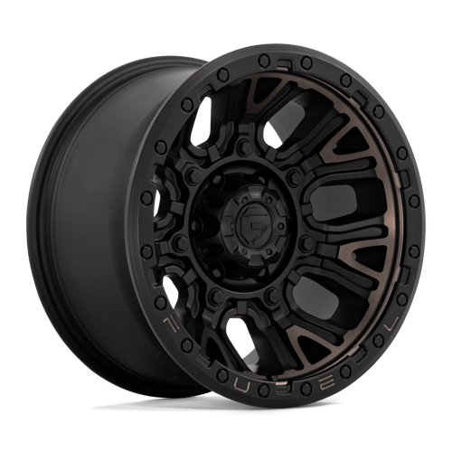 Fuel 1PC D824 TRACTION, 17X9, 6X139.7, ET-12, CB106.1, MATTE BLACK W DOUBLE DARK TINT