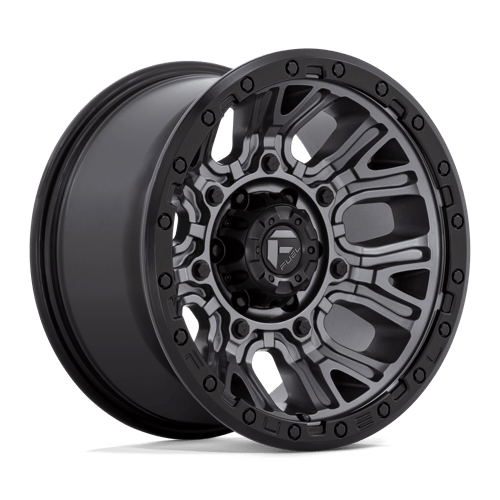 Fuel 1PC D825 TRACTION, 20X9, 5X127, ET1, CB71.5, MATTE GUNMETAL W/ BLACK RING D82520907550