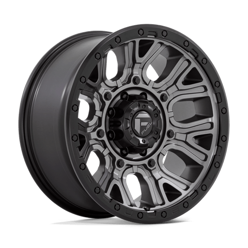 Fuel 1PC D825 TRACTION, 20X9, 8X170, ET1, CB125.1, MATTE GUNMETAL W/ BLACK RING