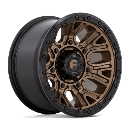 Fuel 1PC D826 TRACTION, 17X9, 5X127, ET-12, CB71.5, MATTE BRONZE W/ BLACK RING