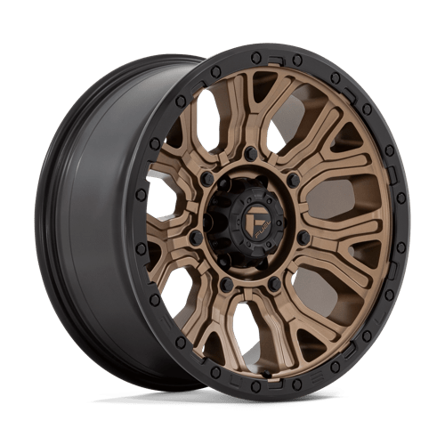 Fuel 1PC D826 TRACTION, 20X9, 6X135, ET1, CB87.1, MATTE BRONZE W/ BLACK RING