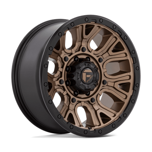 Fuel 1PC D826 TRACTION, 20X9, 8X165.1, ET1, CB125.1, MATTE BRONZE W/ BLACK RING