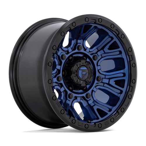Fuel 1PC D827 TRACTION, 20X9, 5X127, ET1, CB71.5, DARK BLUE W/ BLACK RING