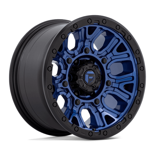 Fuel 1PC D827 TRACTION, 17X9, 6X139.7, ET1, CB106.1, DARK BLUE W/ BLACK RING