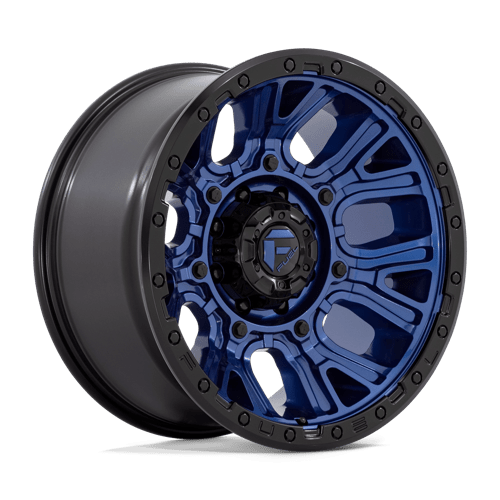 Fuel 1PC D827 TRACTION, 20X10, 8X170, ET-18, CB125.1, DARK BLUE W/ BLACK RING