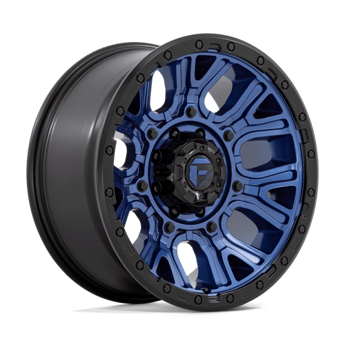 Fuel 1PC D827 TRACTION, 20X9, 8X165.1, ET1, CB125.1, DARK BLUE W/ BLACK RING