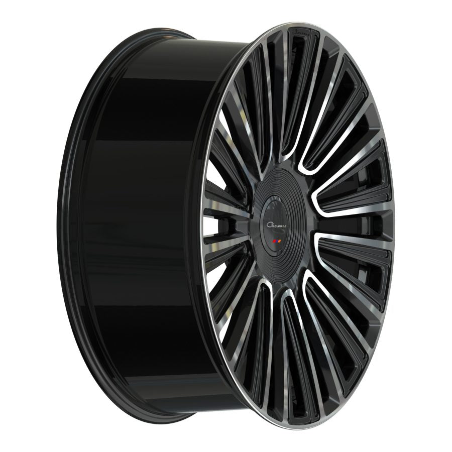 Giovanna Trento, Deep Profile, 24x10, 6x135/6x139.7, ET15, CB106.1, Machined Black