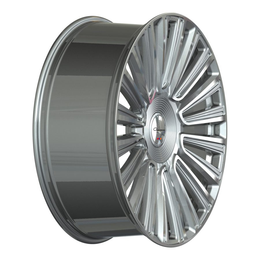 Giovanna Trento, 26x10, 6x135/6x139.7, ET15, CB106.1, Machined Silver - 2610LS15GOTREMS