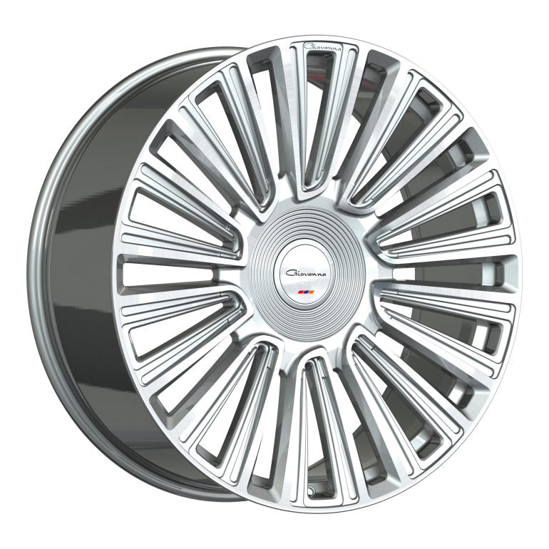 Giovanna Trento, Deep Profile, 24x10, 5x127/5x130, ET10, CB84.1, Machined Silver