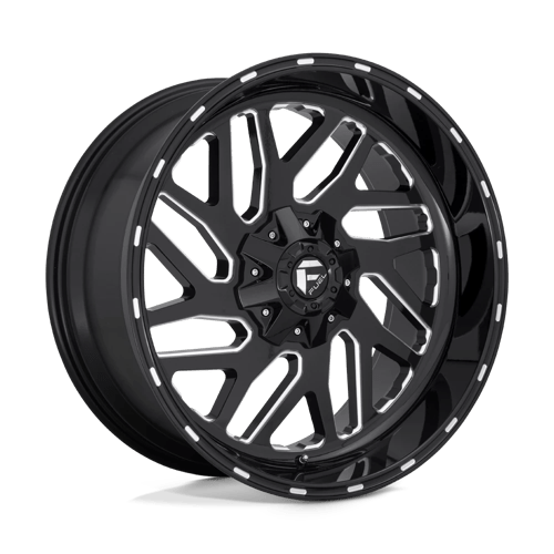 Fuel 1PC D581 TRITON, 22X10, 6X135/6X139.7, ET-19, CB106.1, GLOSS BLACK MILLED