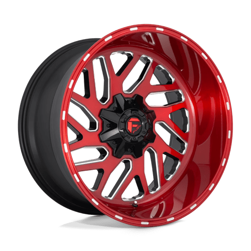 Fuel 1PC D691 TRITON, 20X10, 8X165.1, ET-18, CB125.1, CANDY RED MILLED