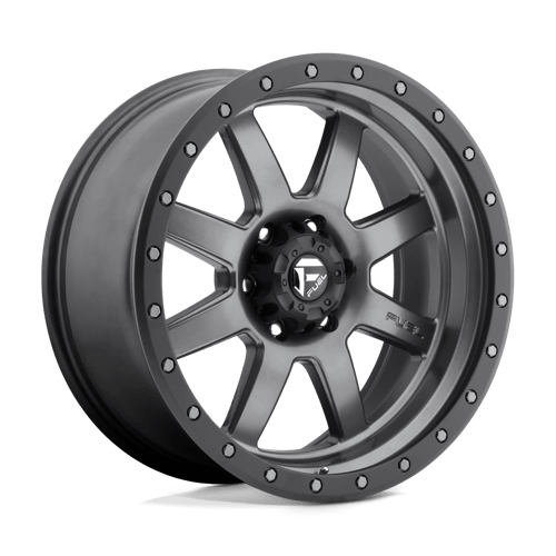 Fuel 1PC D552 TROPHY, 17X8.5, 5X127, ET-6, CB78.1, MATTE GUNMETAL BLACK BEAD RING D55217857345